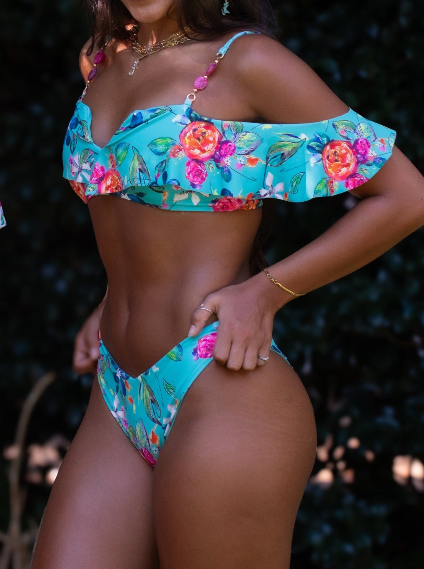 High-tide Kai Bikini Bottom - Wildflower